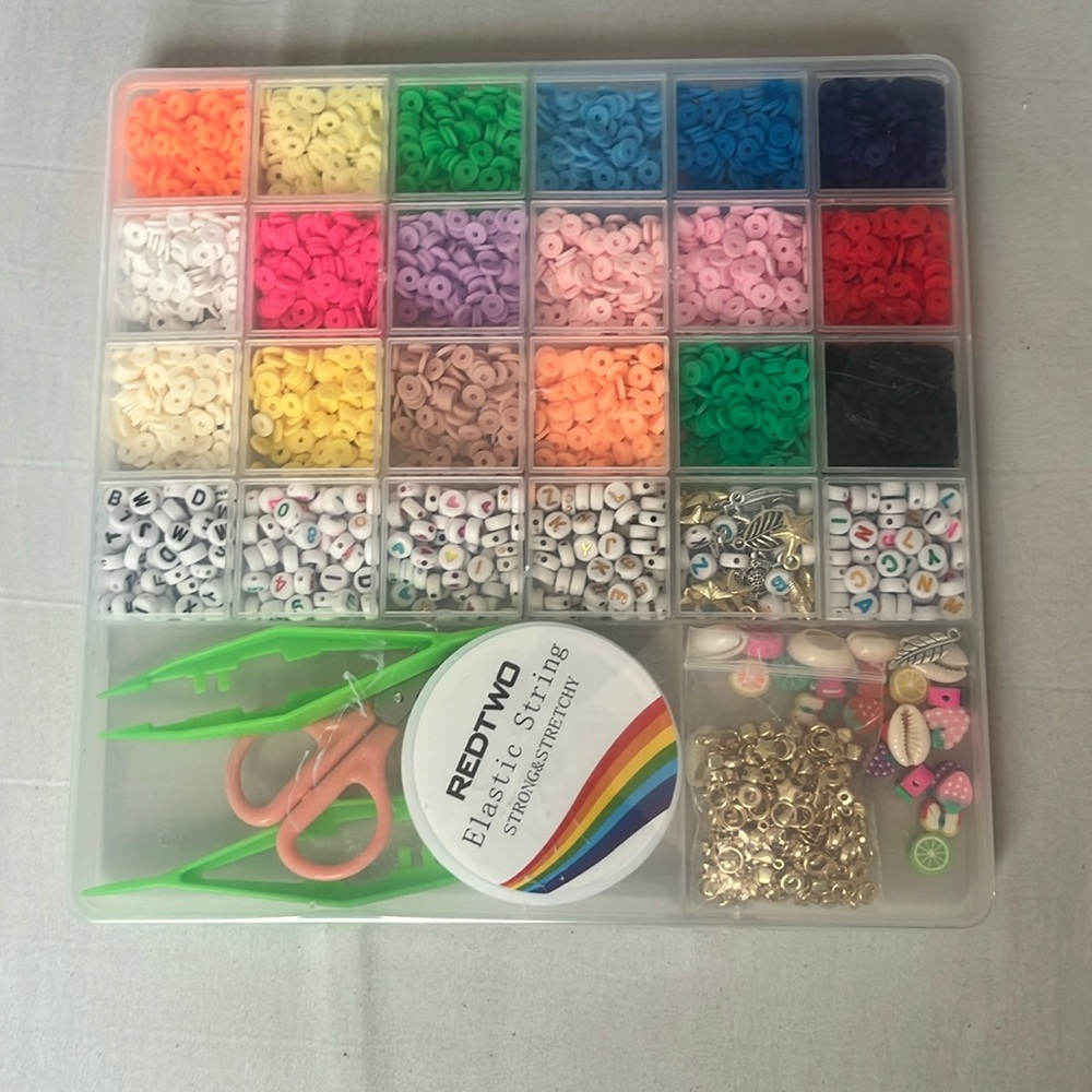 NWOT Clay Bead Bracelet Making Kit